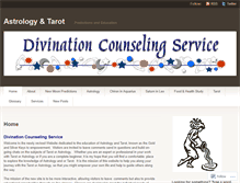 Tablet Screenshot of divinationcounselingservice.org